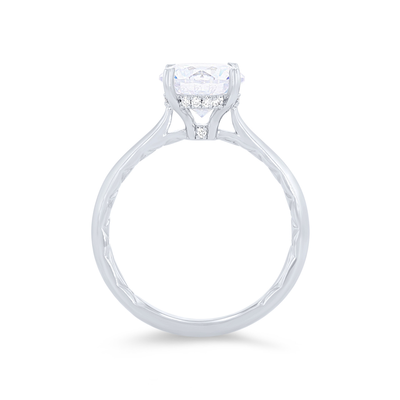 A. Jaffe Hidden Halo Tapered Engagement Setting 2