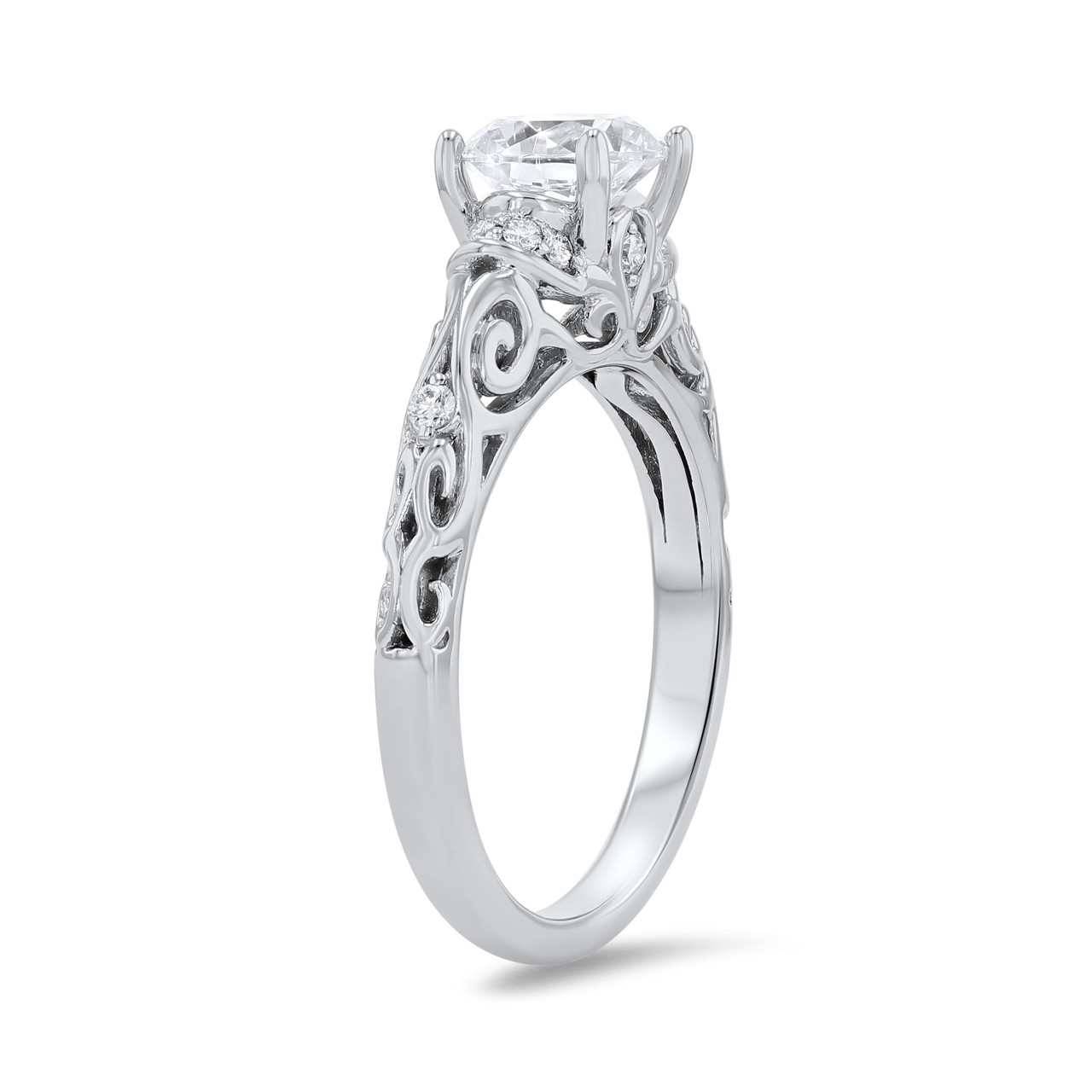 Artcarved Cathedral Filigree Engagement Setting