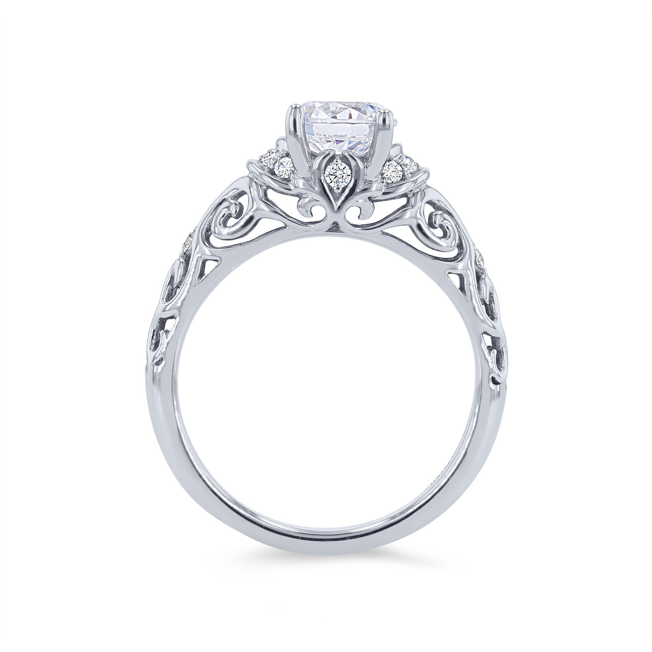 Artcarved Cathedral Filigree Engagement Setting
