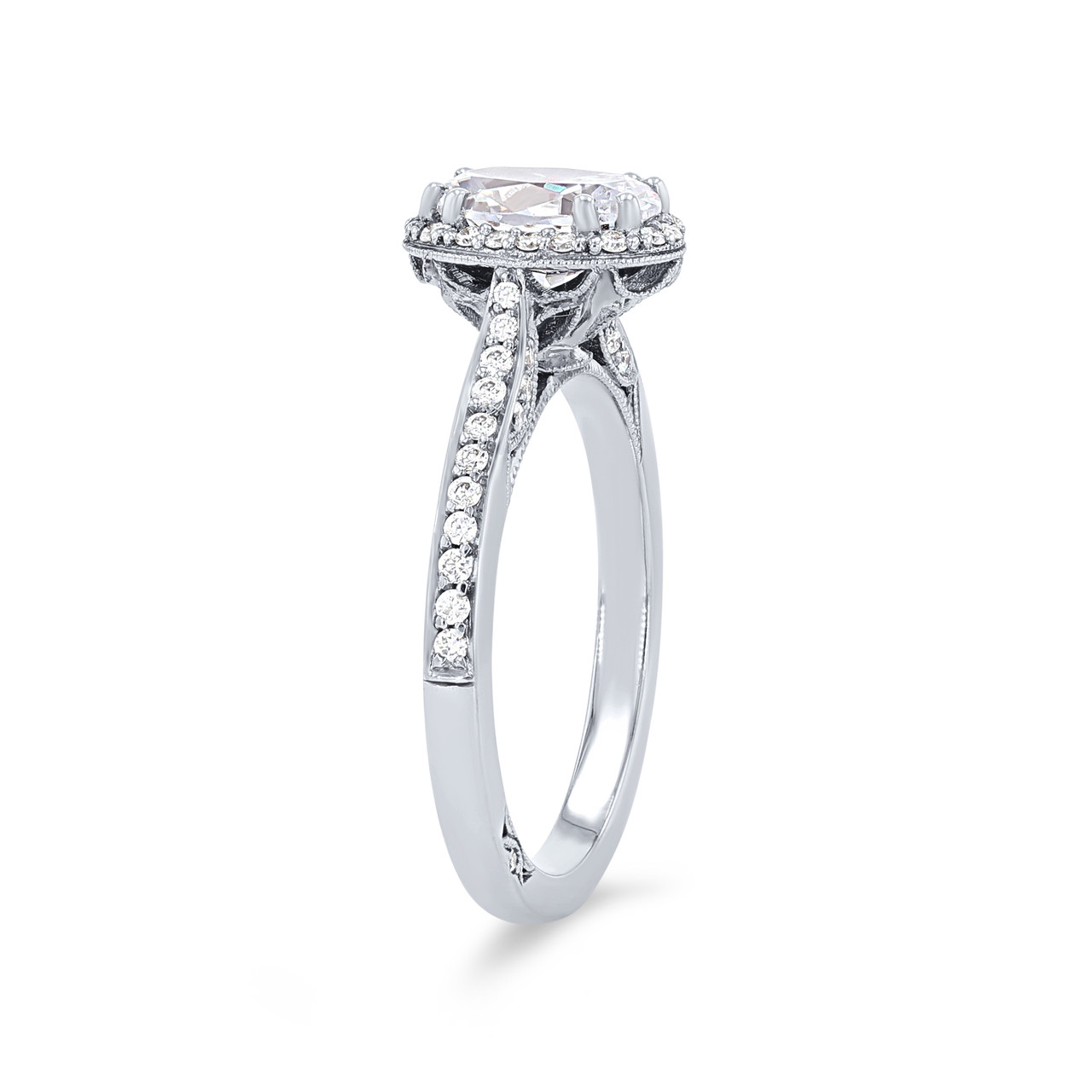 Tacori Dantela Oval Halo Engagement Setting 1