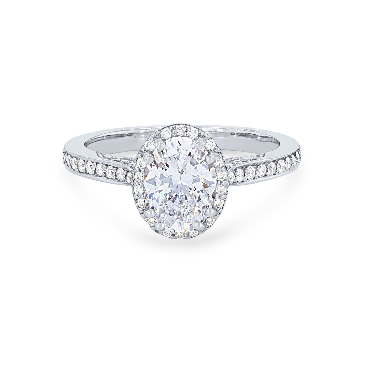 Tacori Dantela Oval Halo Engagement Setting 0