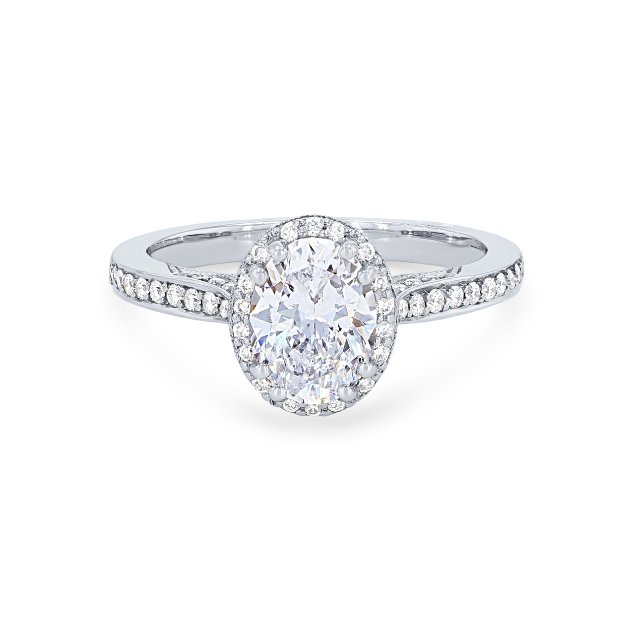 Tacori Dantela Oval Halo Engagement Setting 0
