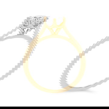 Solitaire Six Prong Cathedral Engagement Setting