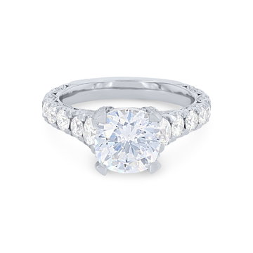 Tacori RoyalT Graduated Engagement Setting In Platinum