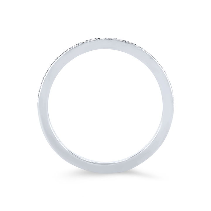 White Gold 18K Tacori Ribbon Wedding Band