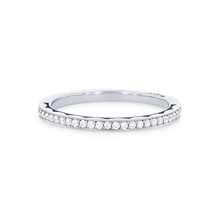 Tacori Sculpted Crescent Wedding Band In Platinum