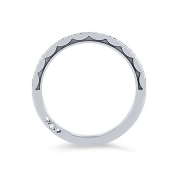 Tacori Sculpted Crescent Wedding Band In Platinum