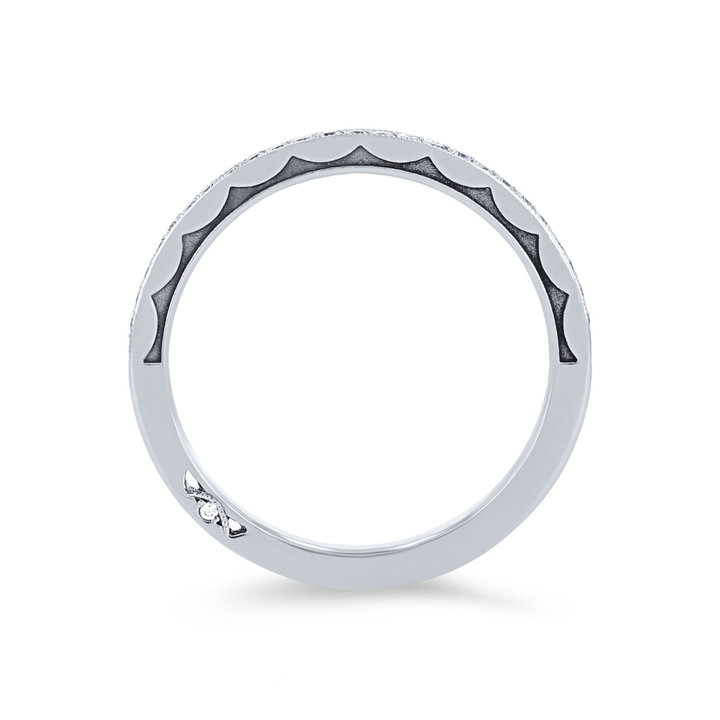 Tacori Sculpted Crescent Wedding Band In Platinum