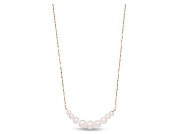 Long Graduated Freshwater Pearl Necklace — Jet Couture Jewels