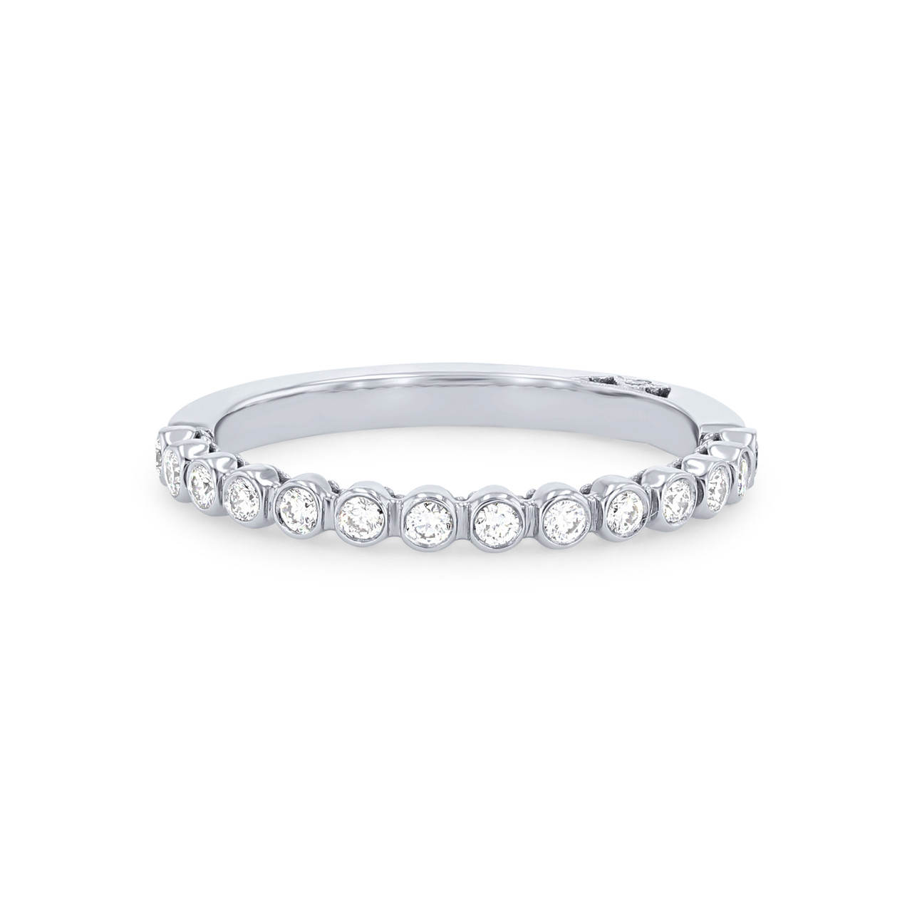Tacori Sculpted Crescent Bezel Wedding Band 0