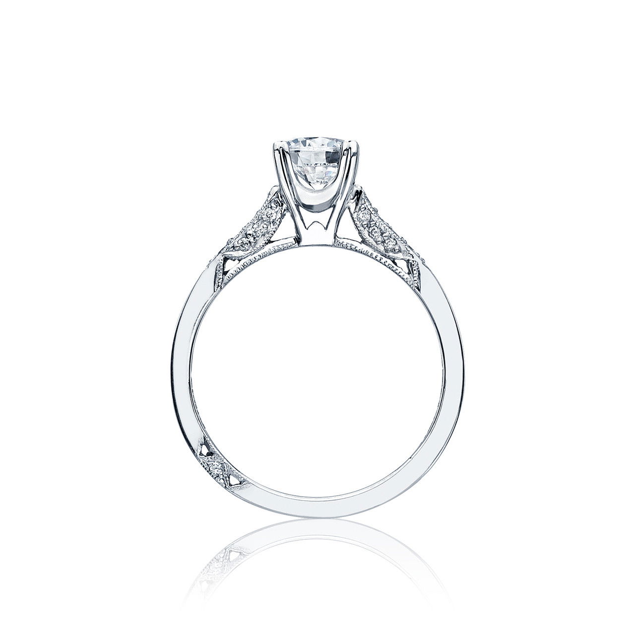 Simply Tacori Diamond Accented Engagement Setting