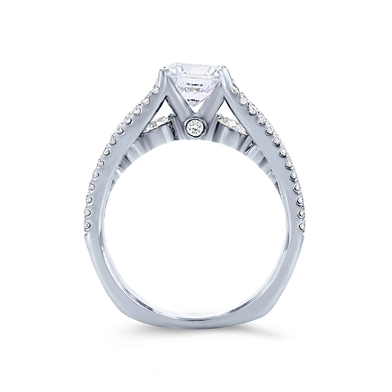 Simon G. Open Three Row Engagement Setting 2