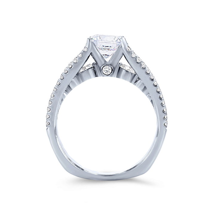Simon G. Open Three Row Engagement Setting In White Gold 18K