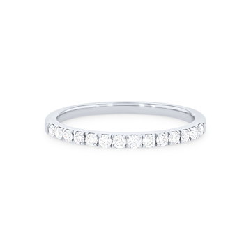 Simon G. Classic Diamond Wedding Band In White Gold 18K