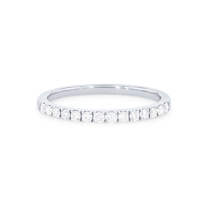 Simon G. Classic Diamond Wedding Band In White Gold 18K