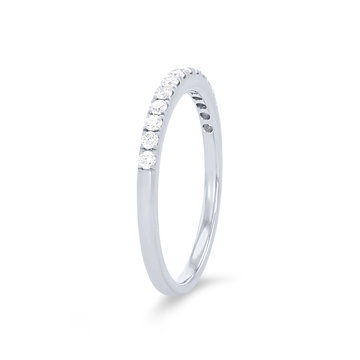 Simon G. Classic Diamond Wedding Band In White Gold 18K