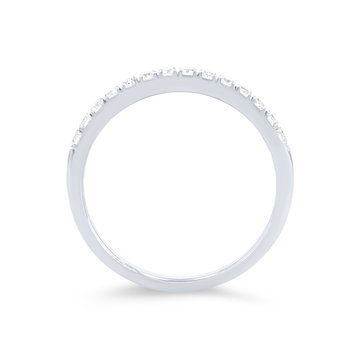 Simon G. Classic Diamond Wedding Band In White Gold 18K