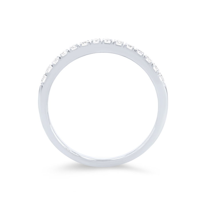 Simon G. Classic Diamond Wedding Band In White Gold 18K