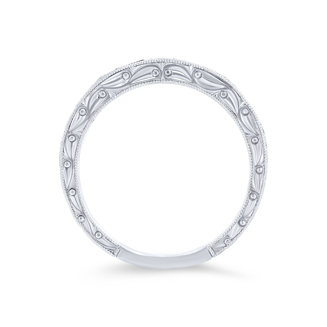 Kirk Kara Charlotte Sapphire and Diamond Wedding Band 2