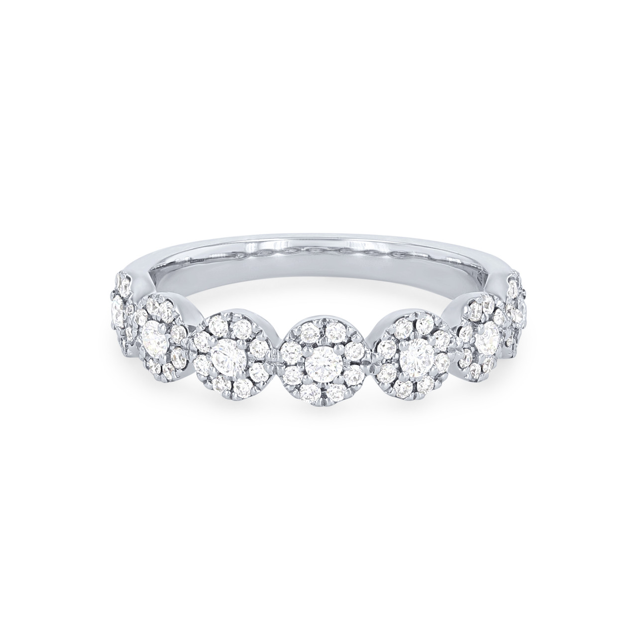 A. Jaffe Diamond Cluster Wedding Band