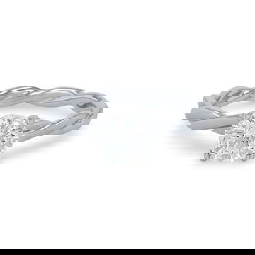 Solitaire Rope Twist Engagement Setting