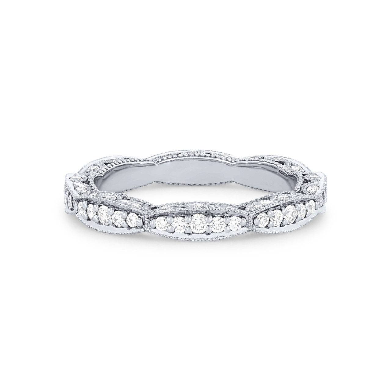 Tacori RoyalT Scallop Eternity Wedding Band 1