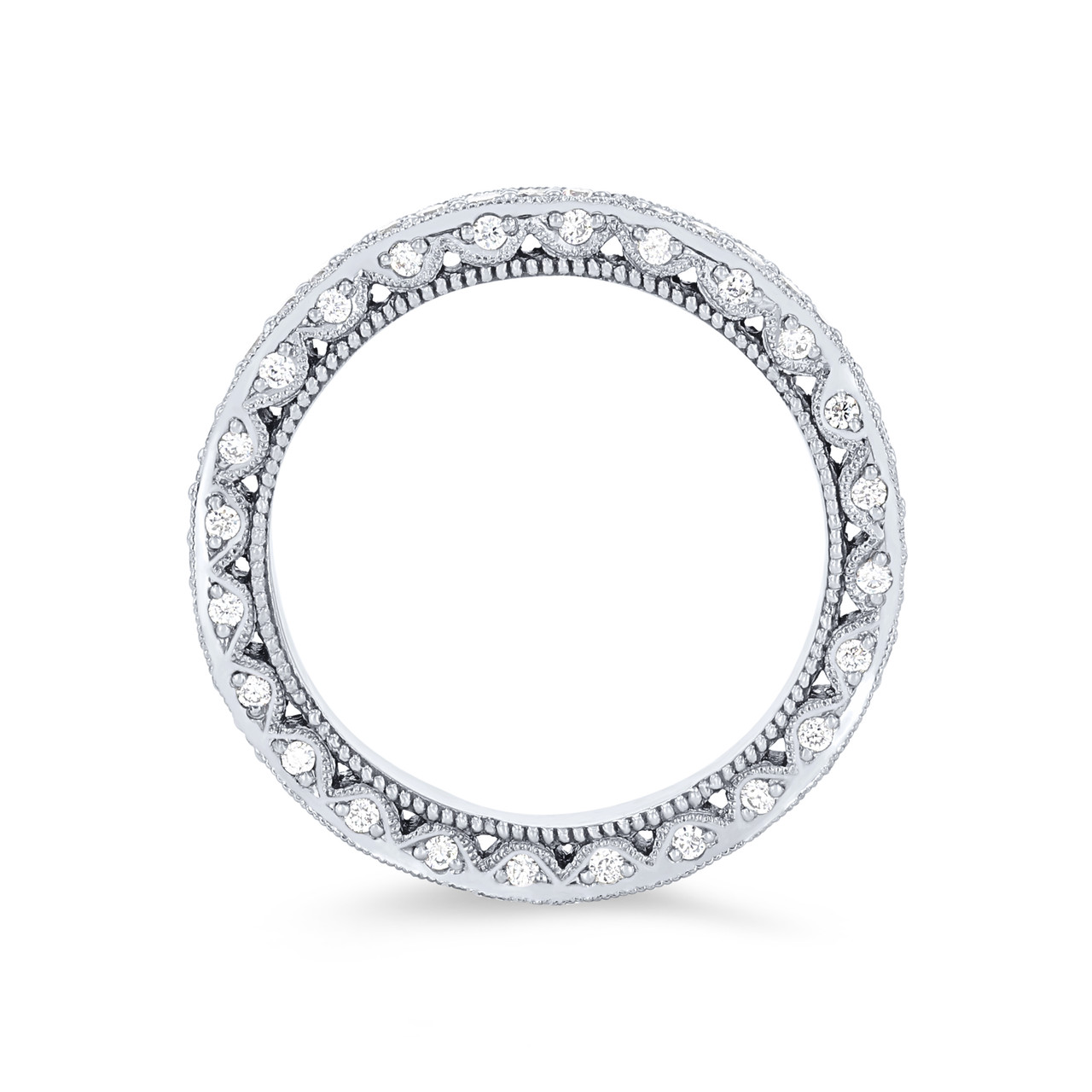 Tacori RoyalT Scallop Eternity Wedding Band 3
