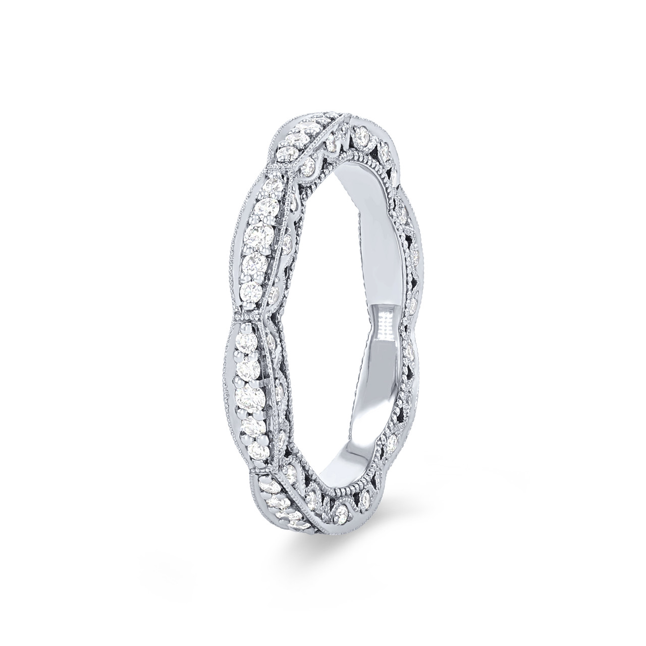 Tacori RoyalT Scallop Eternity Wedding Band 2