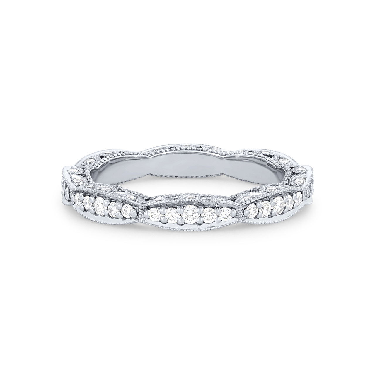Tacori RoyalT Scallop Eternity Wedding Band