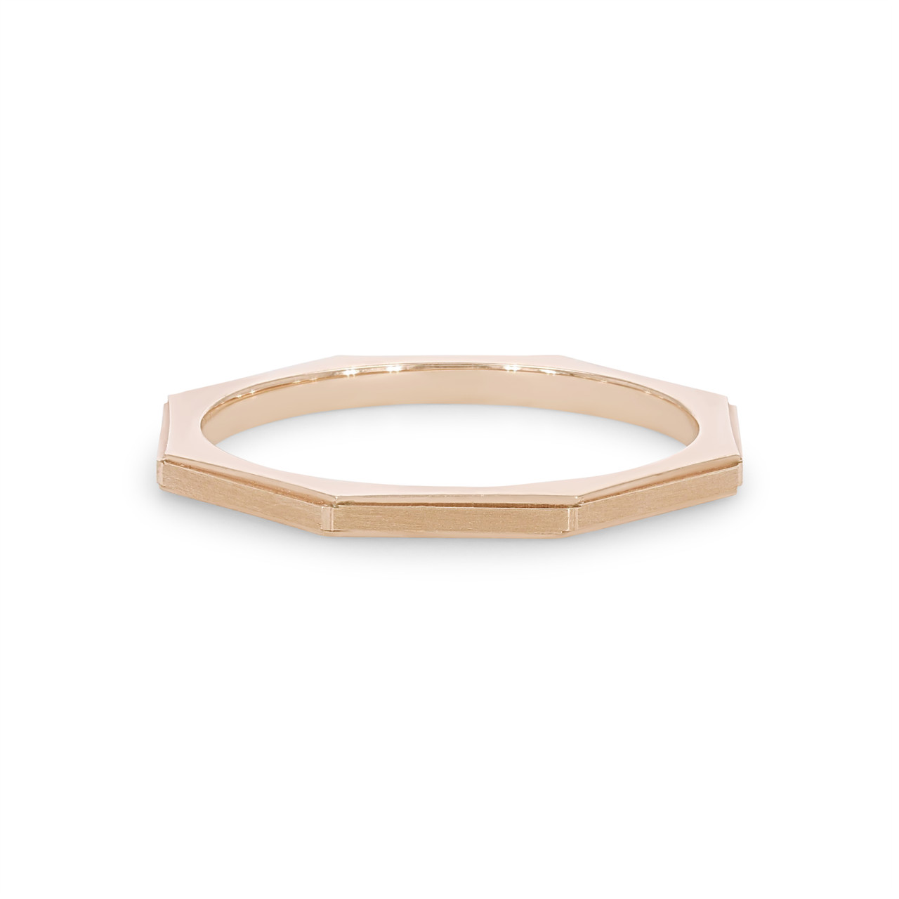 Octagon Geometric 1.5mm Wedding Band