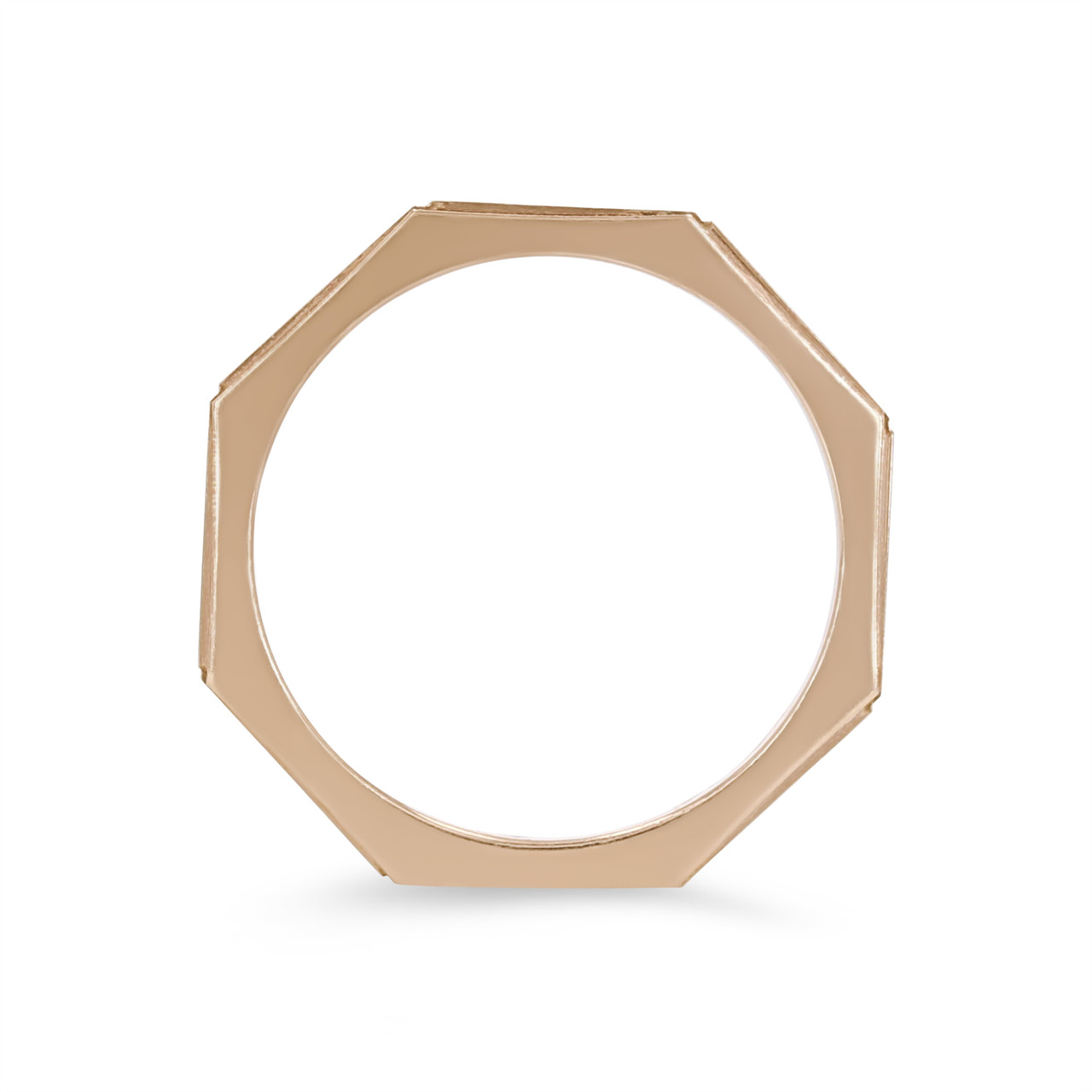 Octagon Geometric 1.5mm Wedding Band