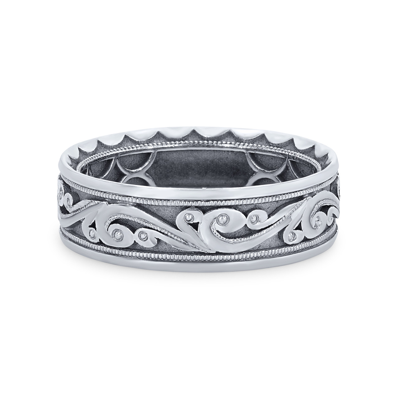 Tacori Filigree Milgrain Wedding Band 0