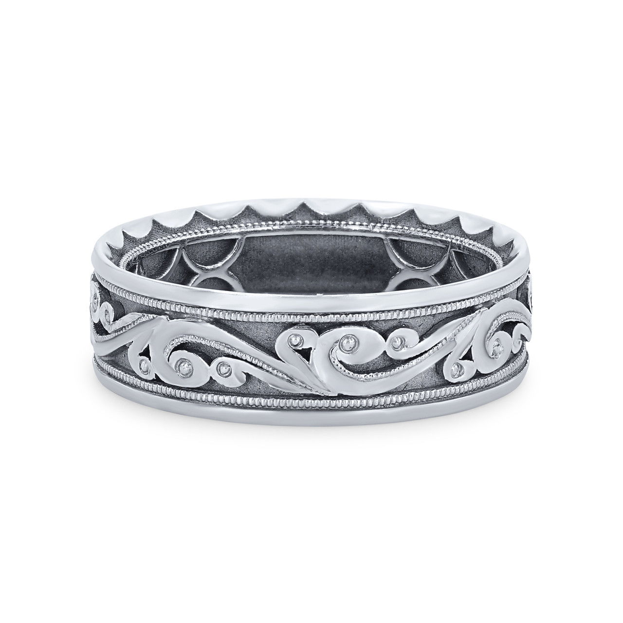 Tacori Filigree Milgrain Wedding Band