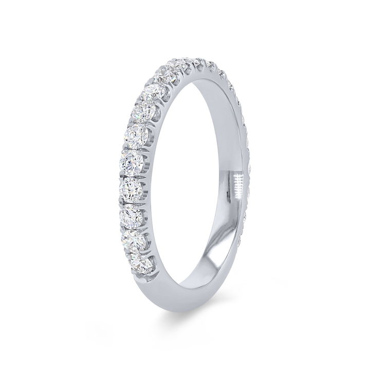 White Gold 18K Michael M. Europa Classic Wedding Band