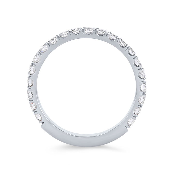 White Gold 18K Michael M. Europa Classic Wedding Band