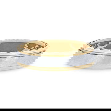 Tacori Two-Tone Hammer Wedding Band