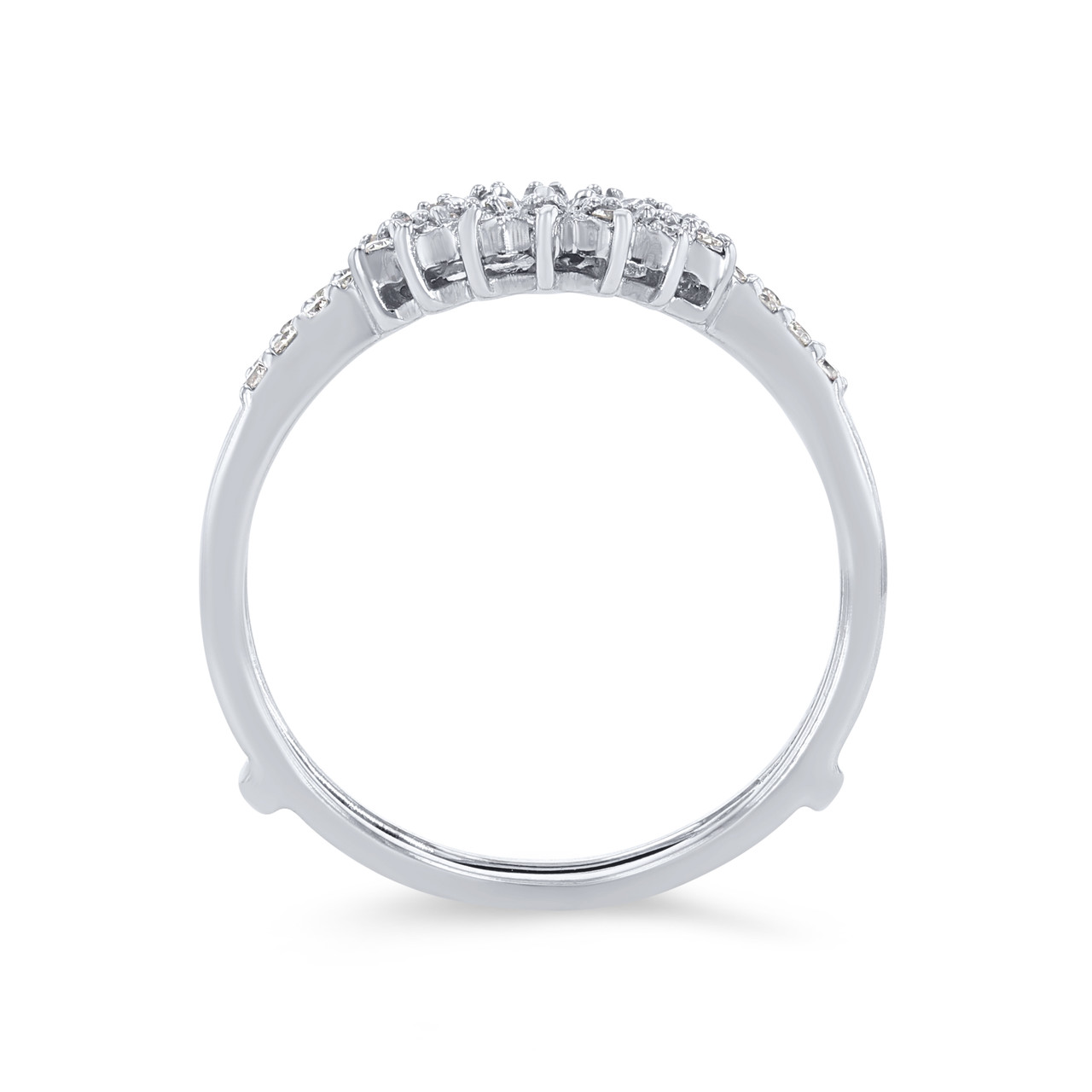 True Romance Floral Diamond Ring Guard