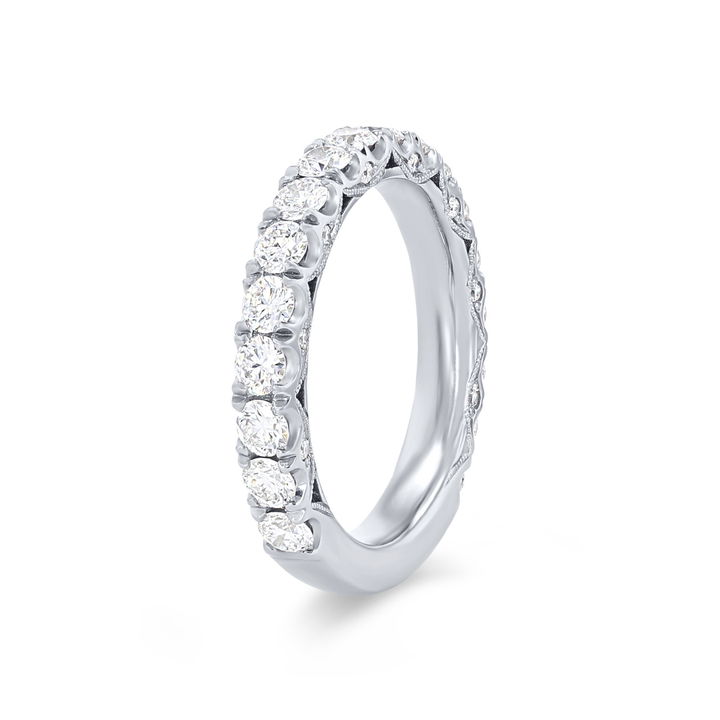 Platinum Tacori RoyalT Diamond Wedding Band