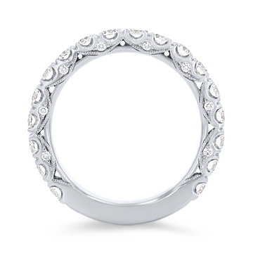 Tacori RoyalT Diamond Wedding Band In Platinum