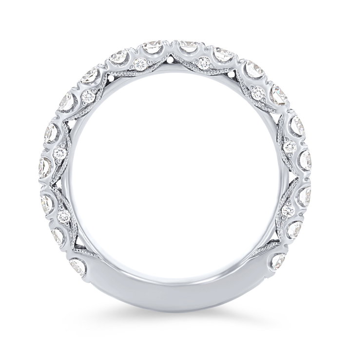 Tacori RoyalT Diamond Wedding Band In Platinum