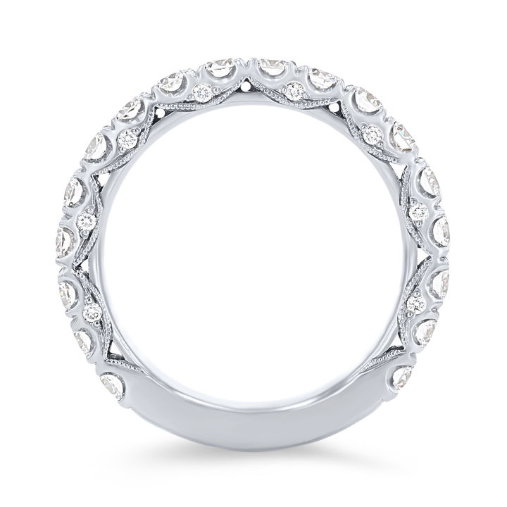 Platinum Tacori RoyalT Diamond Wedding Band
