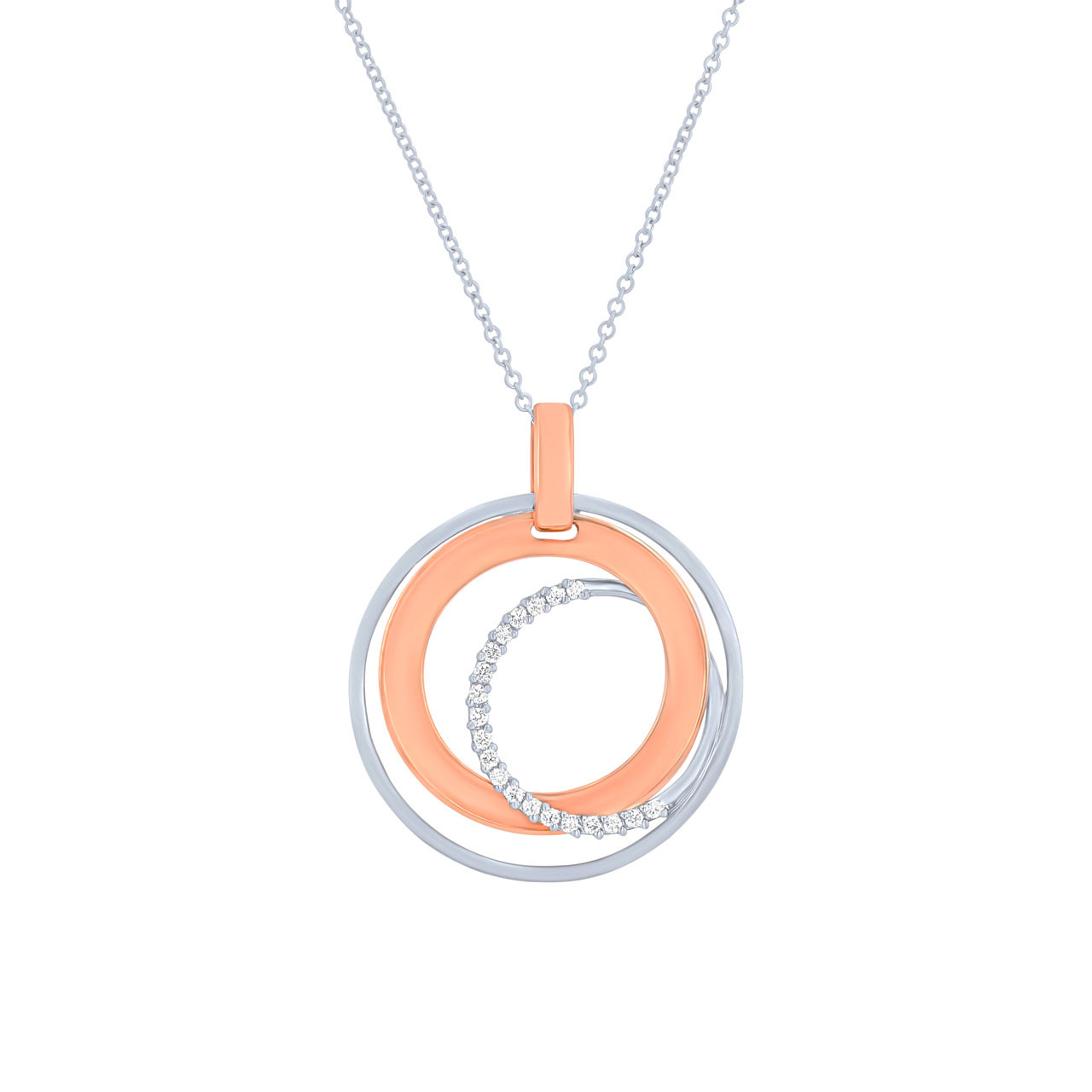 Simon G. Clio Circle Diamond Pendant