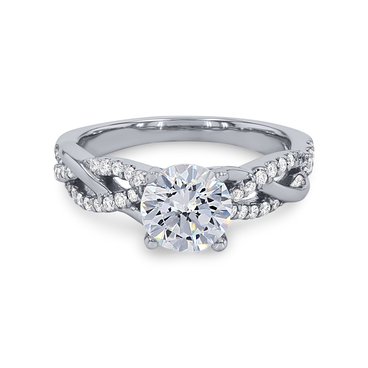 Artcarved Woven Diamond Engagement Setting