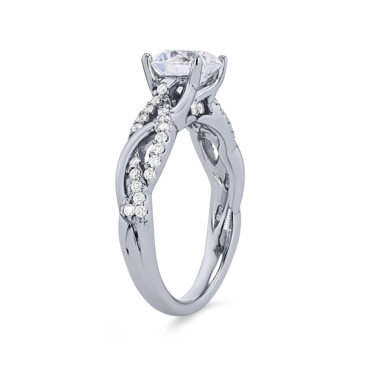 Artcarved Woven Diamond Engagement Setting