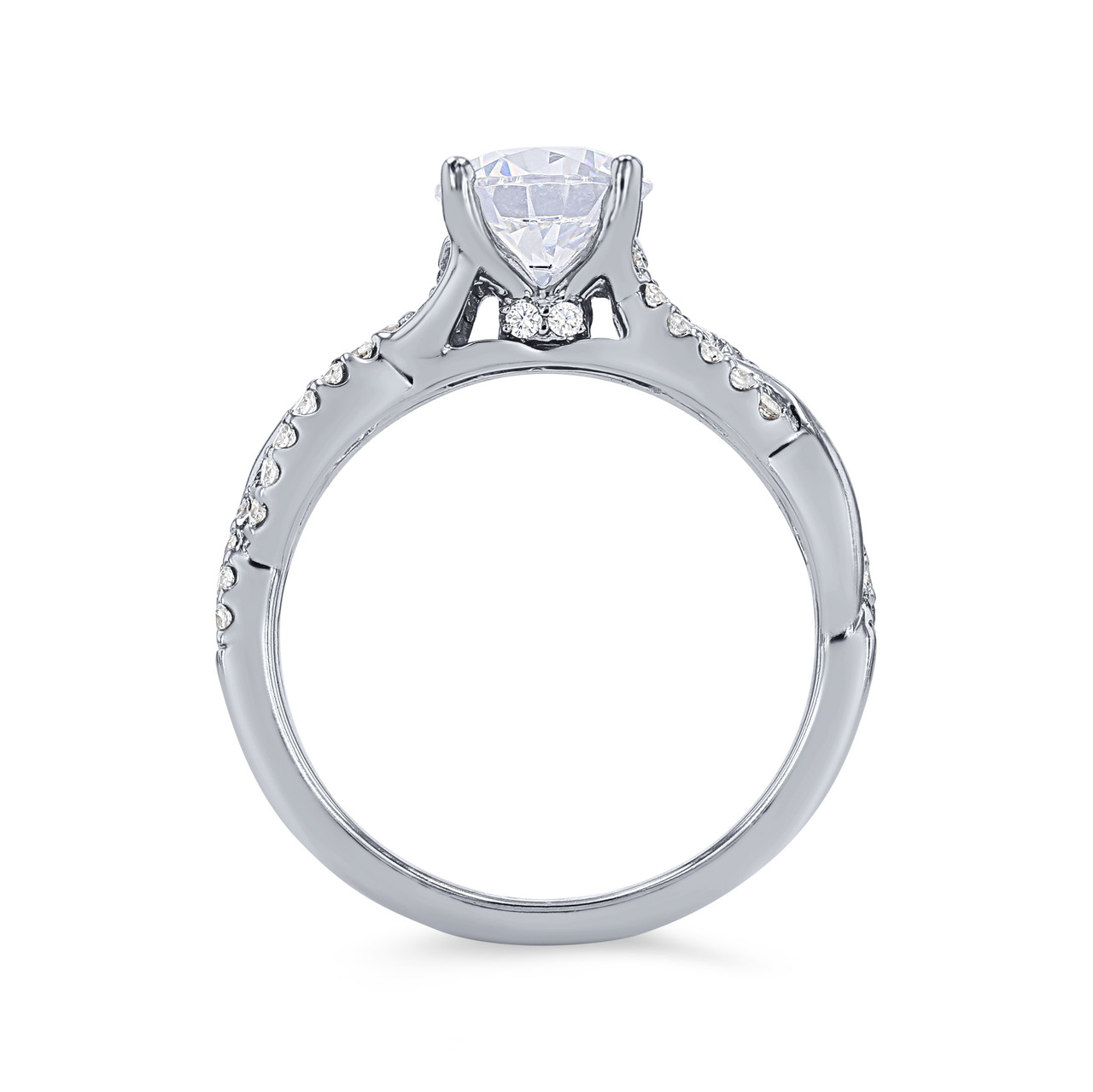 Artcarved Woven Diamond Engagement Setting