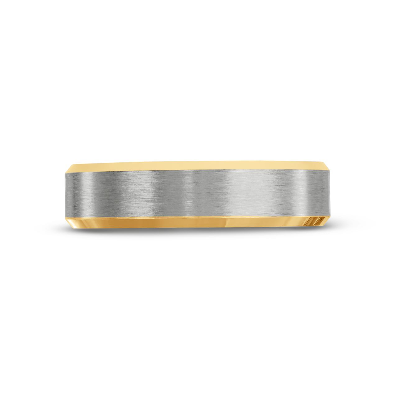 Simon G. Matte Bevel Edge 5.5mm Wedding Band