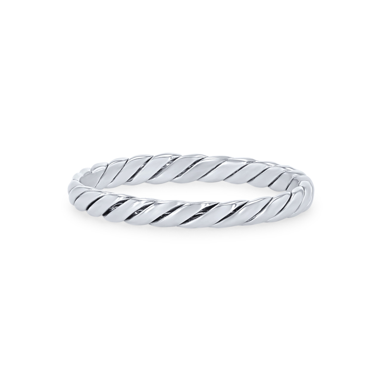 Rope 2mm Wedding Band 0