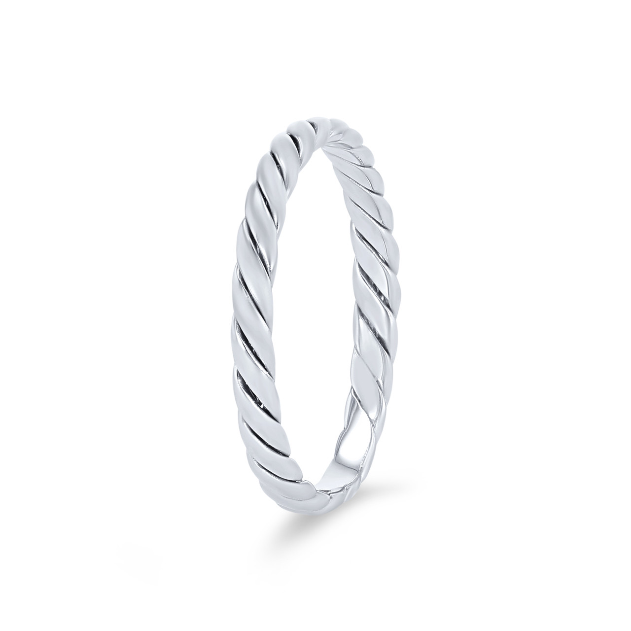 Rope 2mm Wedding Band 1