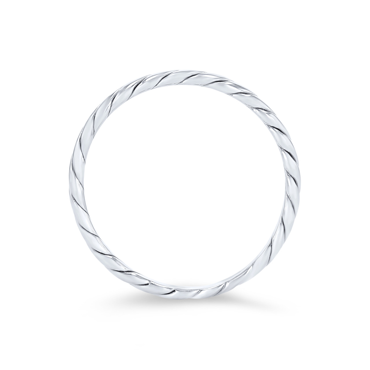 Rope 2mm Wedding Band 2