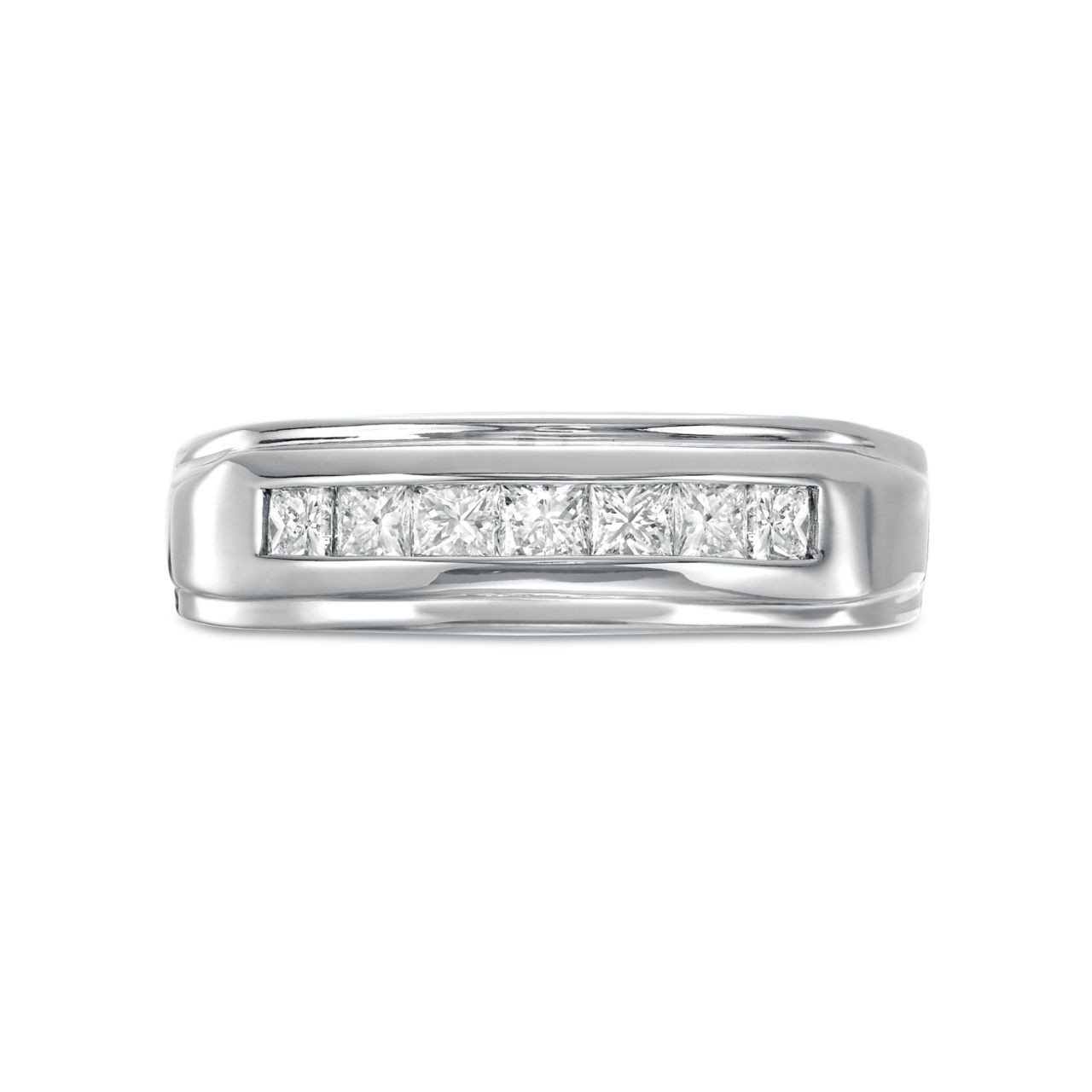 Princess Diamond Channel Wedding Band (1.00tw) 0
